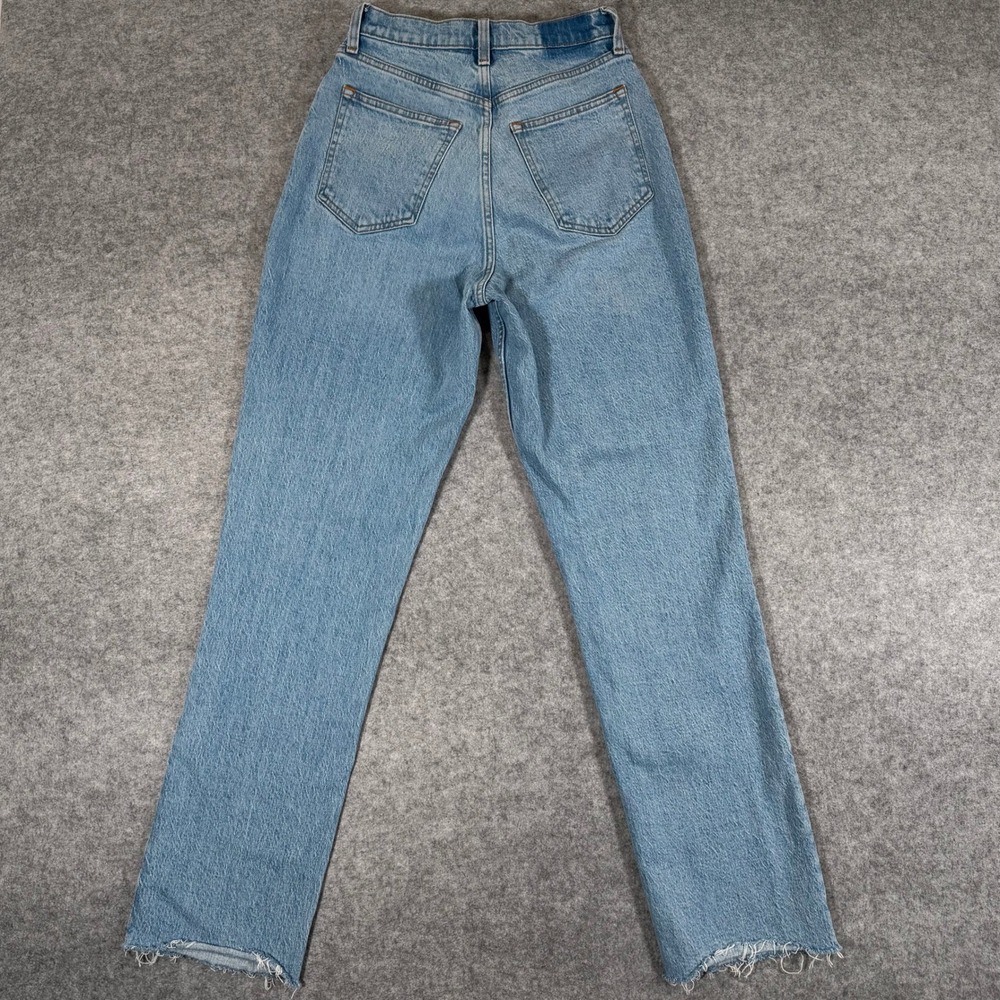 Abercrombie & Fitch Curve Love 90s Straight Ultra High Rise Jeans Light 28 6L - Picture 5 of 11